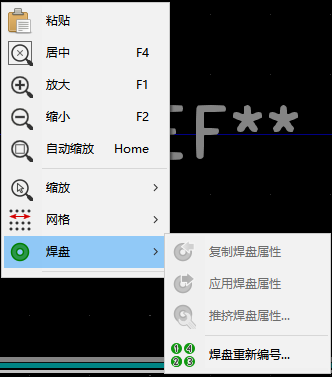 Modedit context menu pads Modedit context menu pads